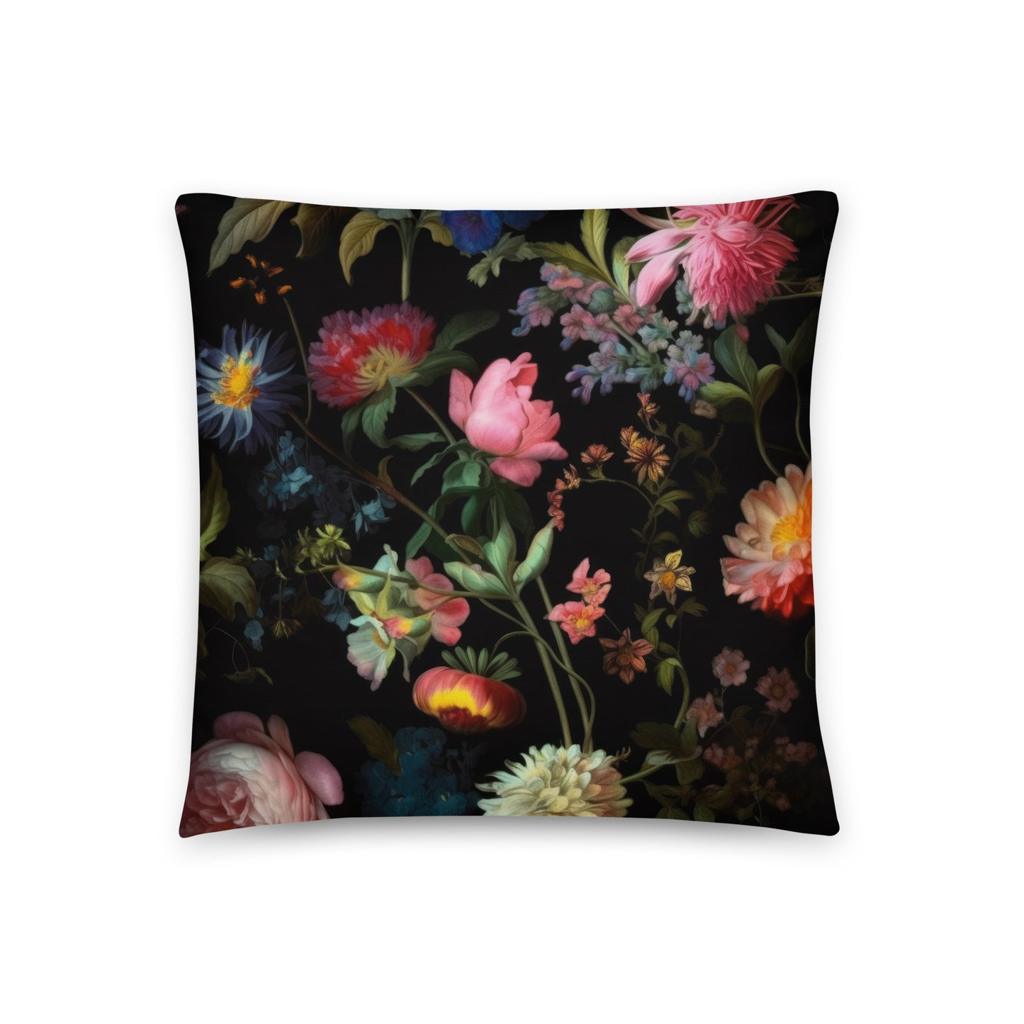 Decorative Throw Pillow: Spring Blacks Collection in Maude