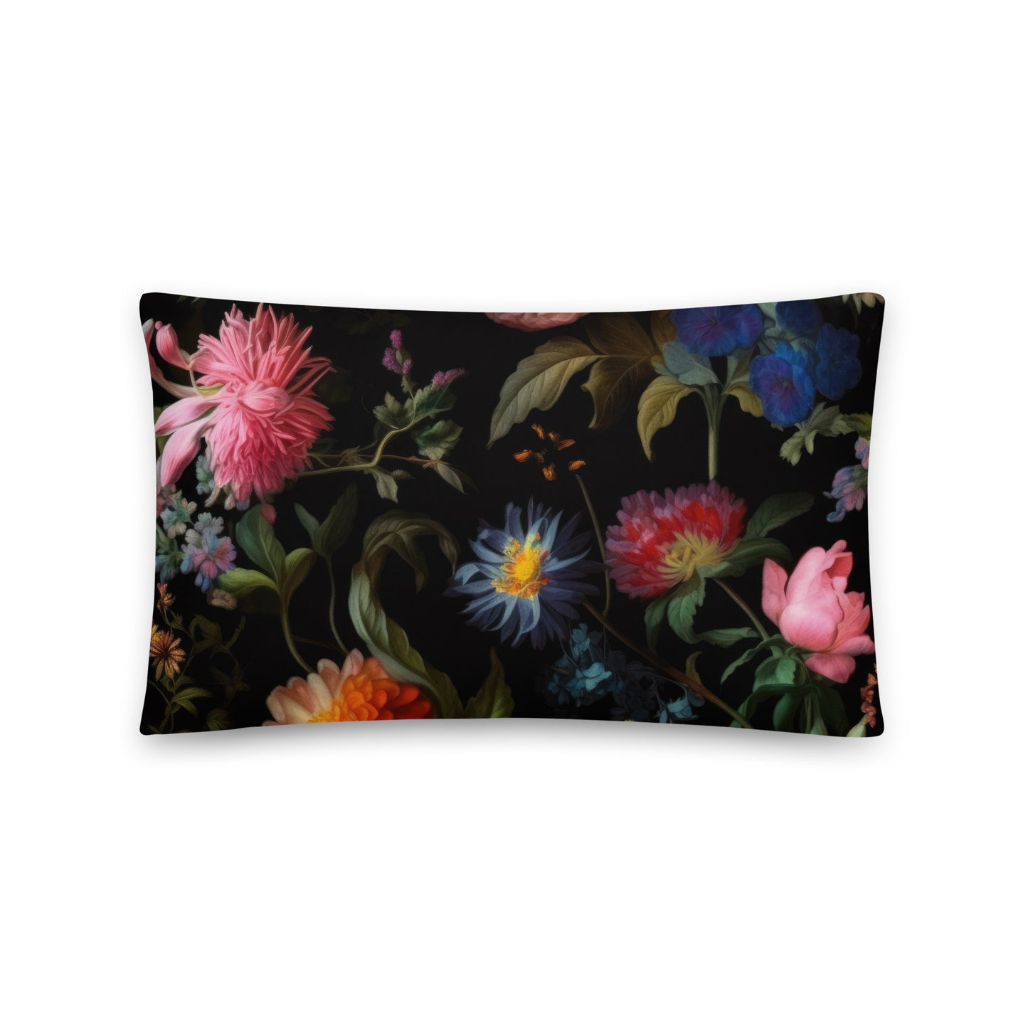 Decorative Throw Pillow: Spring Blacks Collection in Maude