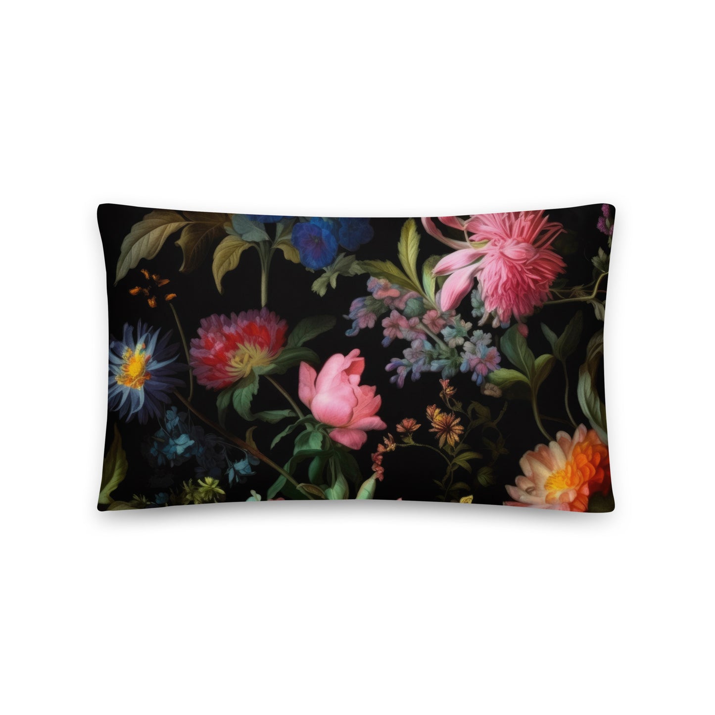 Decorative Throw Pillow: Spring Blacks Collection in Maude