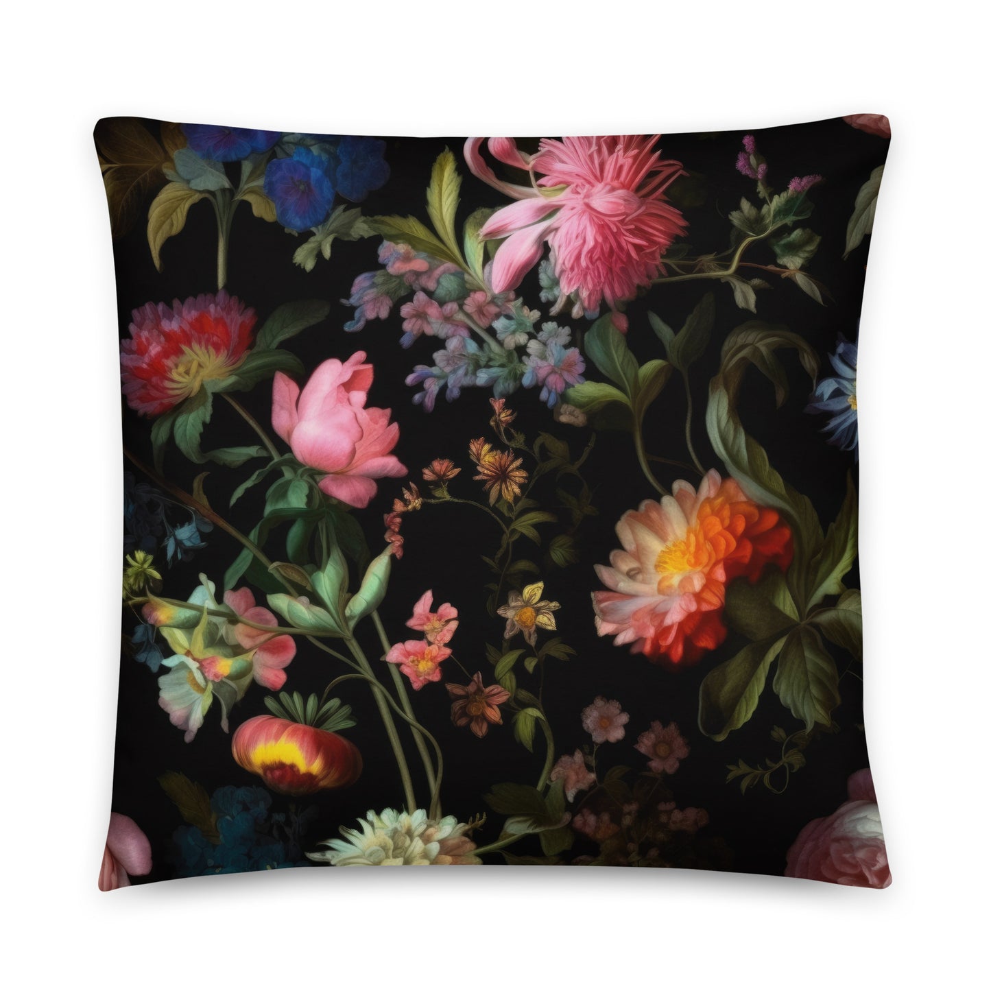 Decorative Throw Pillow: Spring Blacks Collection in Maude