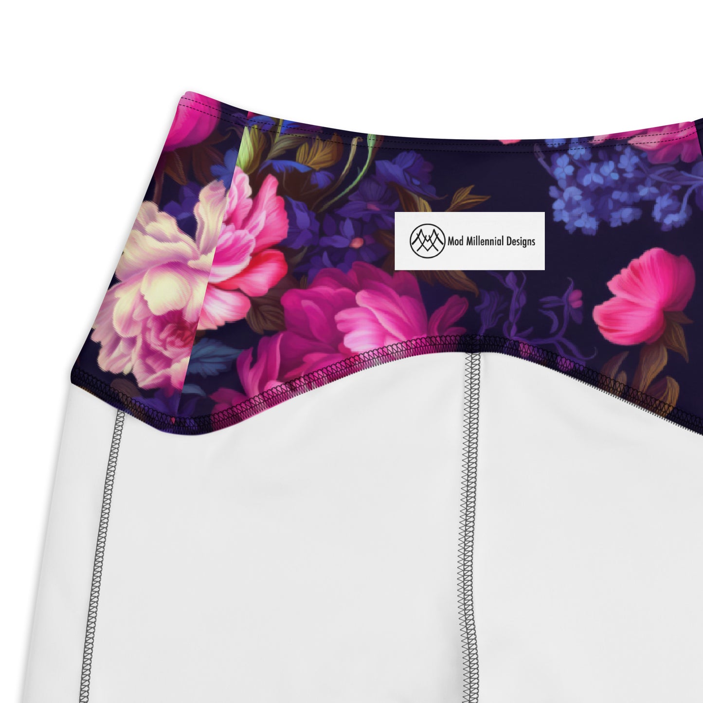 Crossover Leggings with Pockets: Royal Purples Collection in Heather