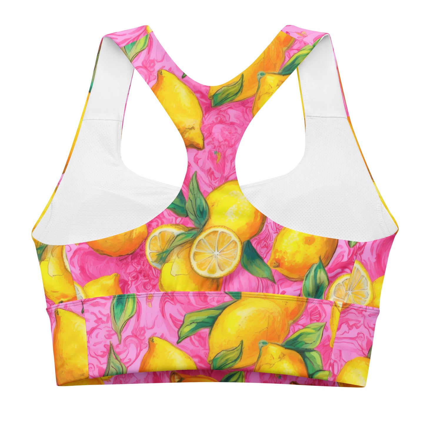Sports Bra: Fruity Collection Lemons
