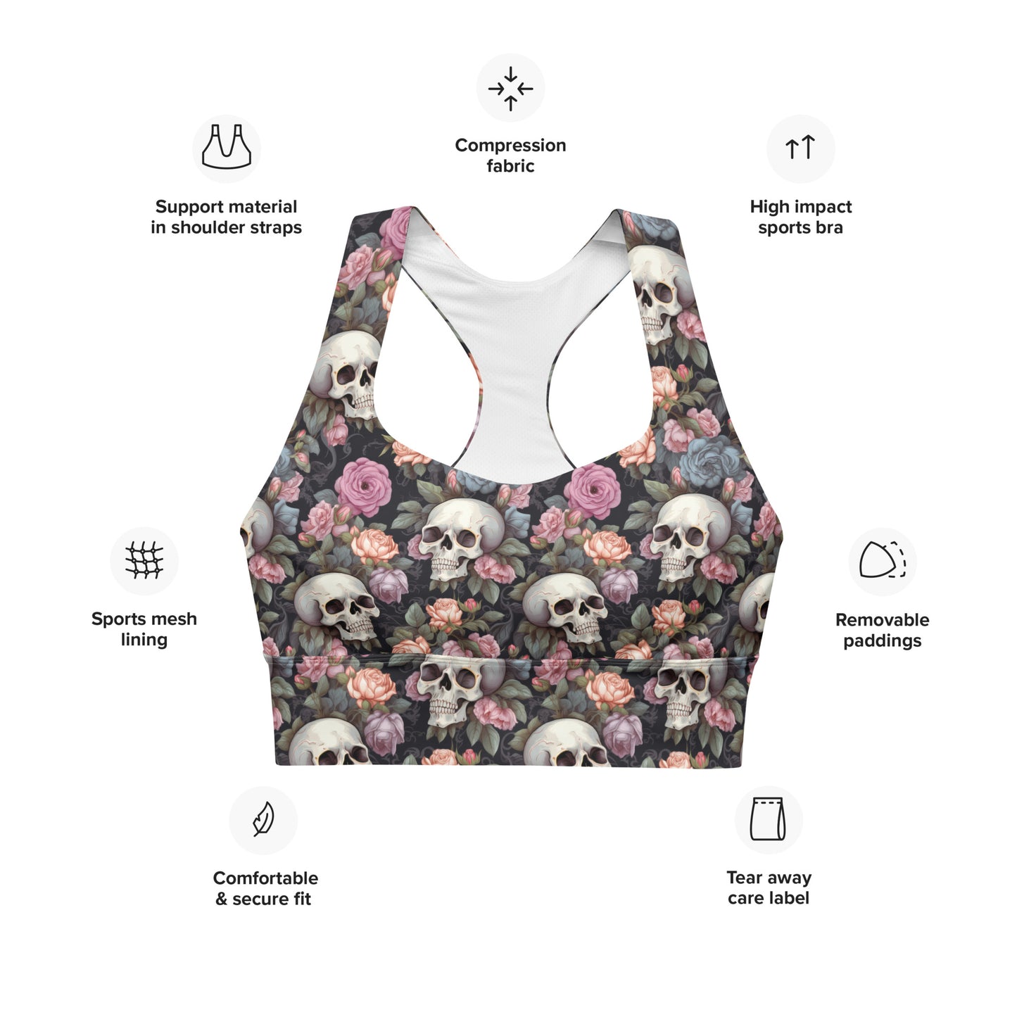 Sports Bra: Gothic Romance Collection in Valerie