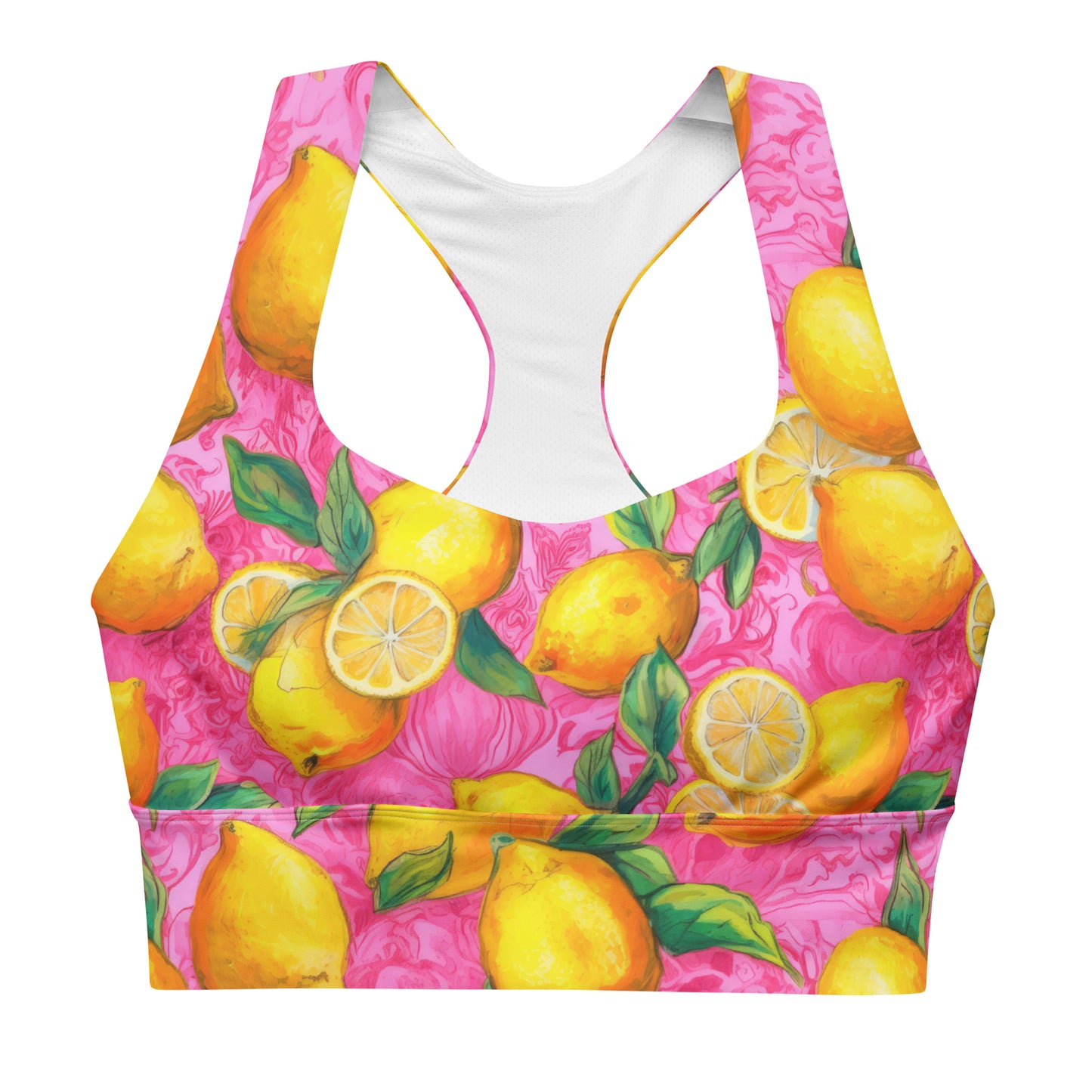 Sports Bra: Fruity Collection Lemons