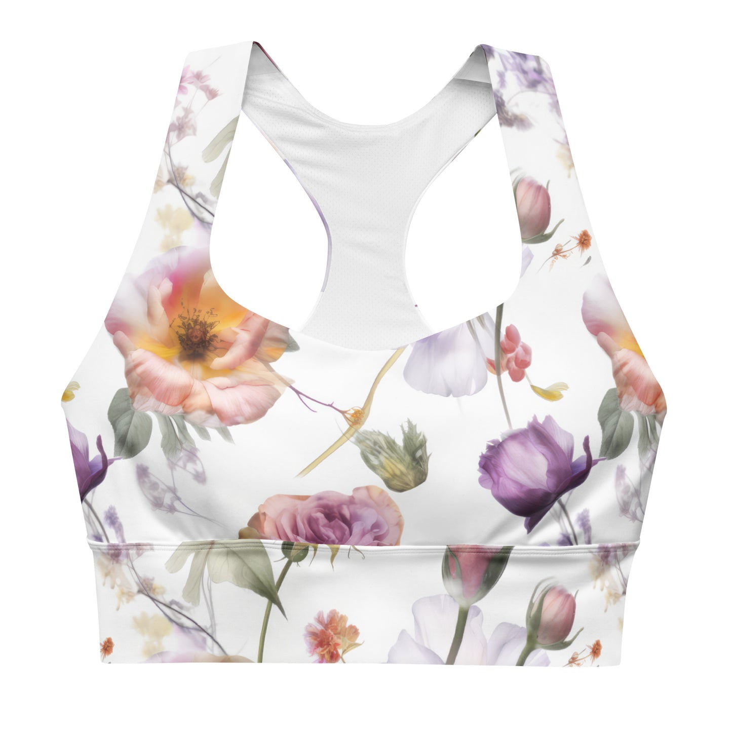 Sports Bra: Pure Whites Collection in Natalia