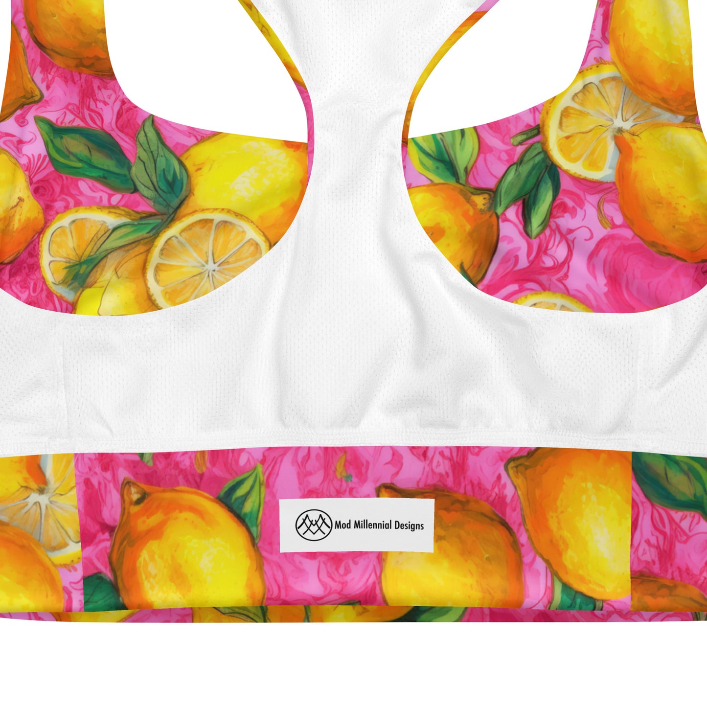 Sports Bra: Fruity Collection Lemons