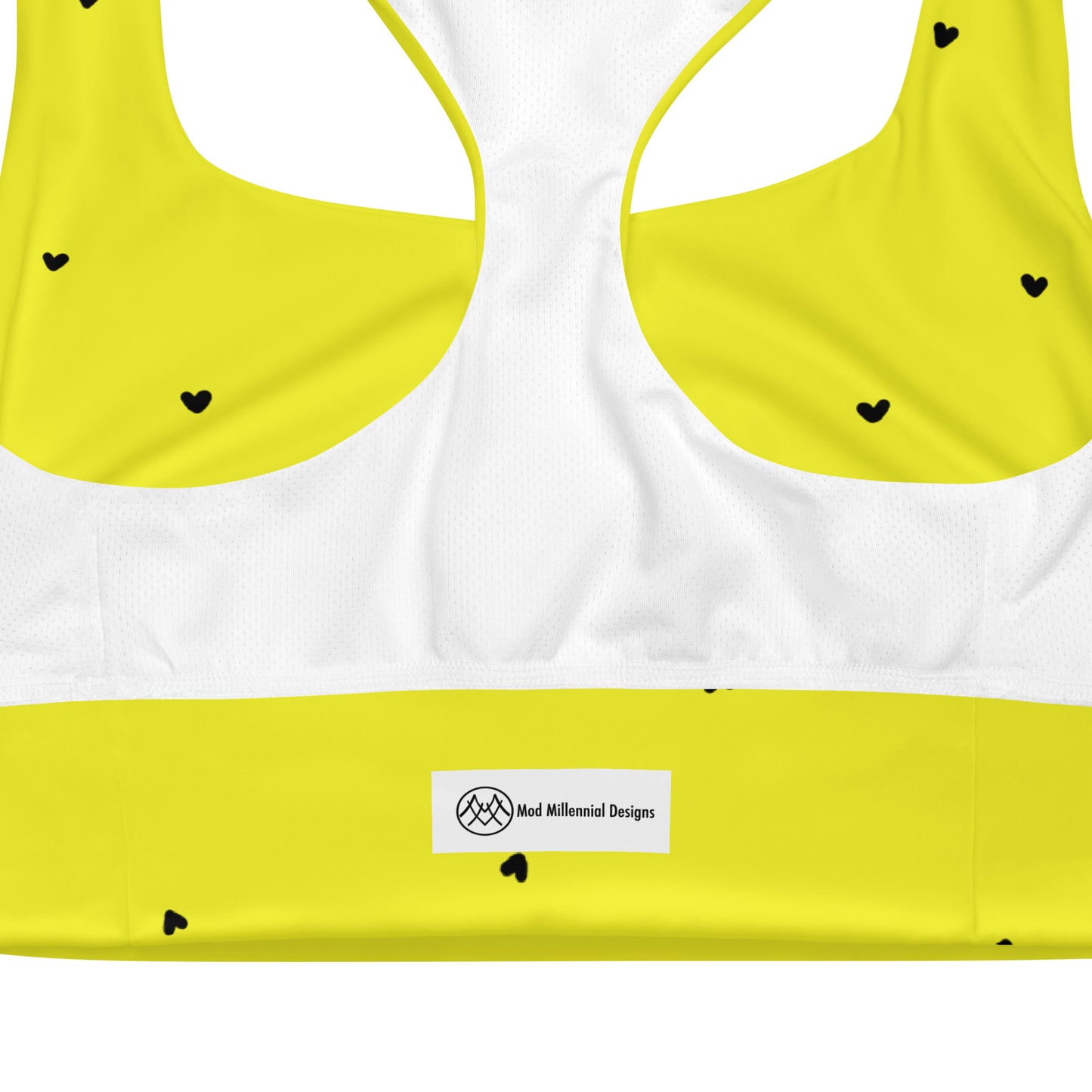 Sports Bra: Black Hearts Collection in Virginia