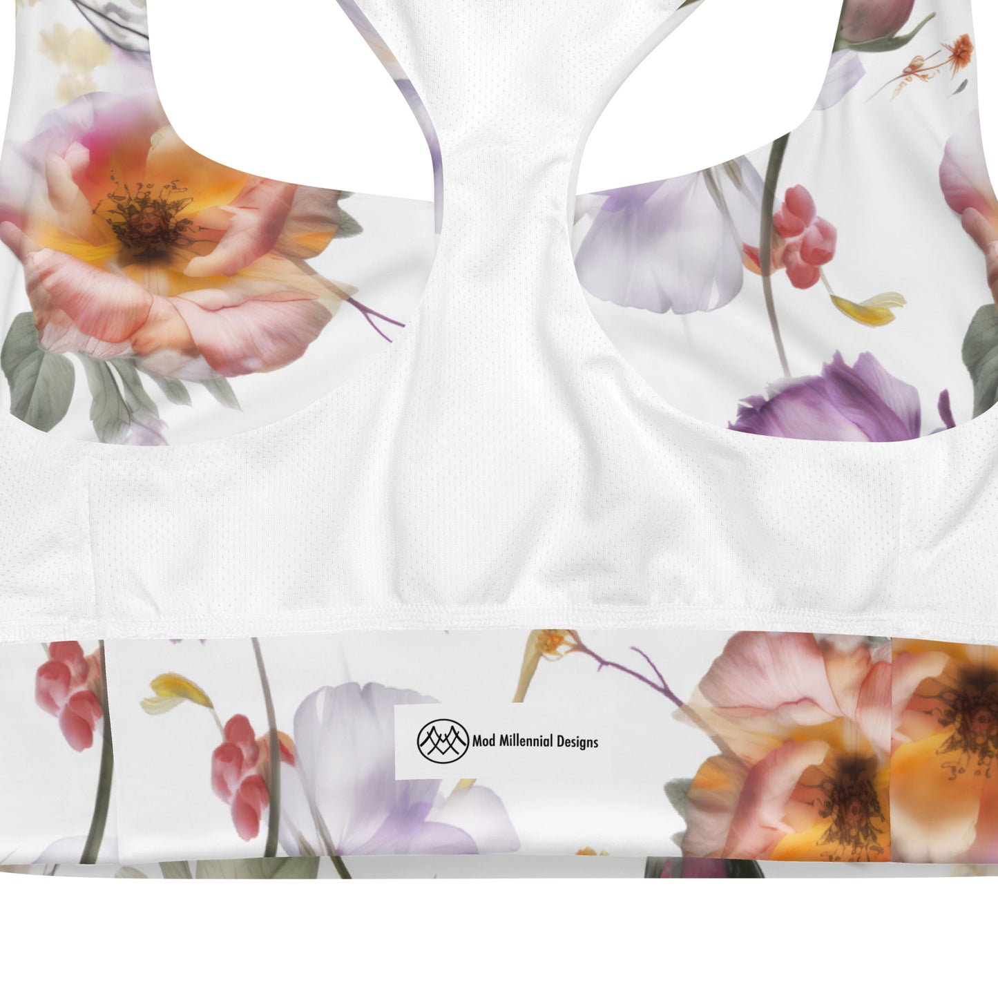 Sports Bra: Pure Whites Collection in Natalia