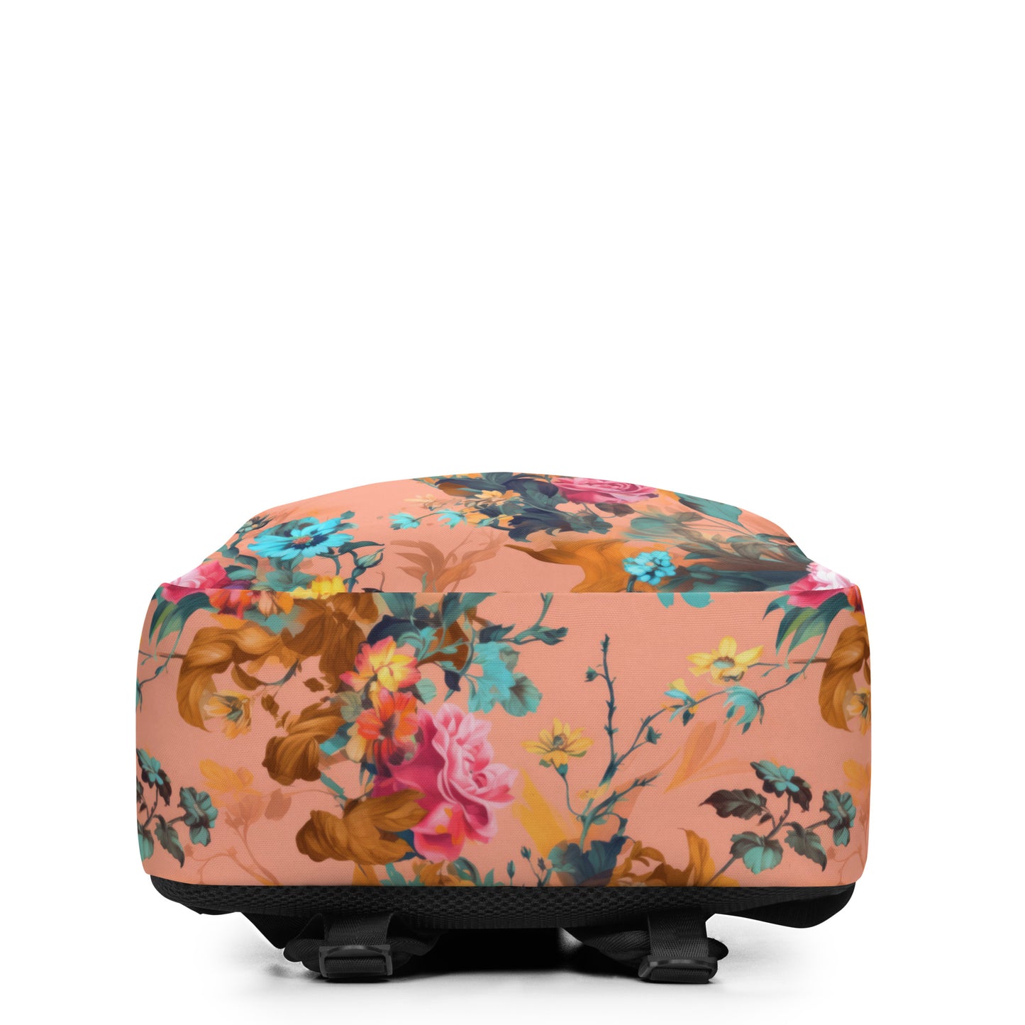 Minimalist Backpack: Coral Florals Collection in Ginger