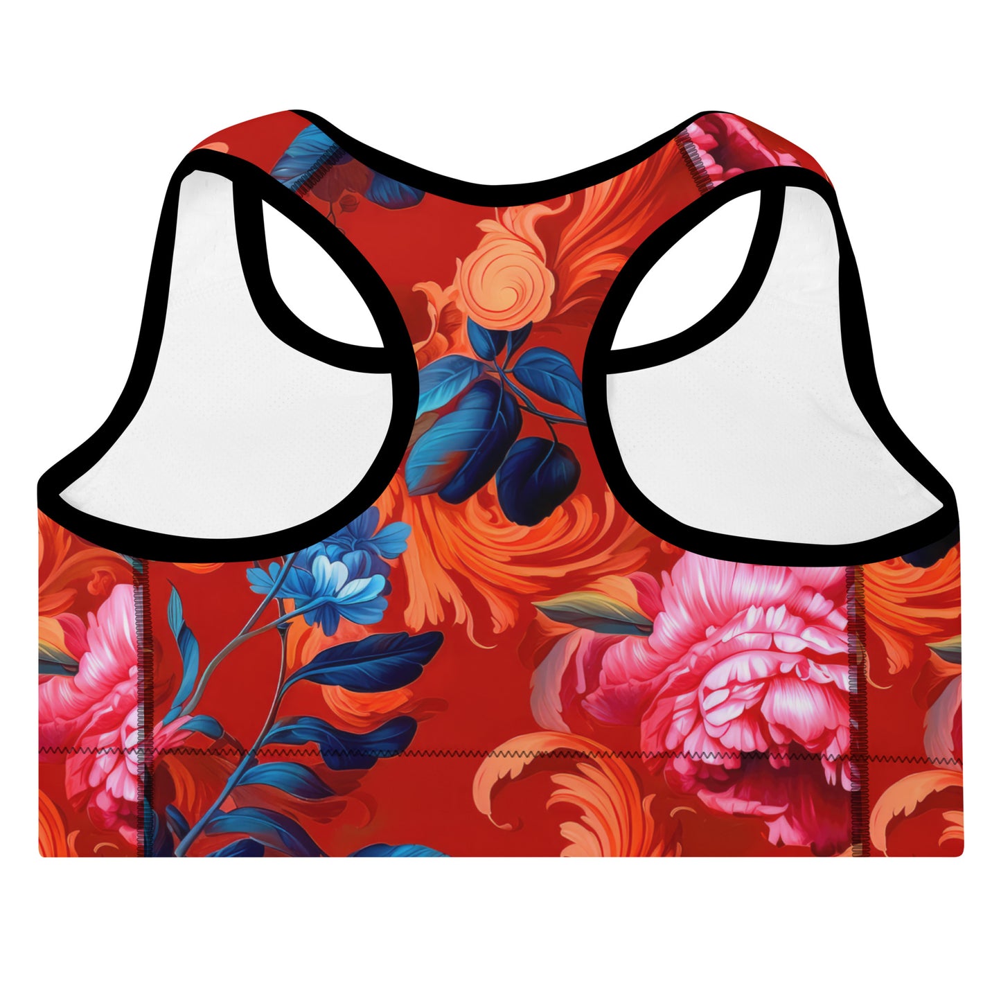 Sports Bra: Spicy Reds Collection in Fiamma