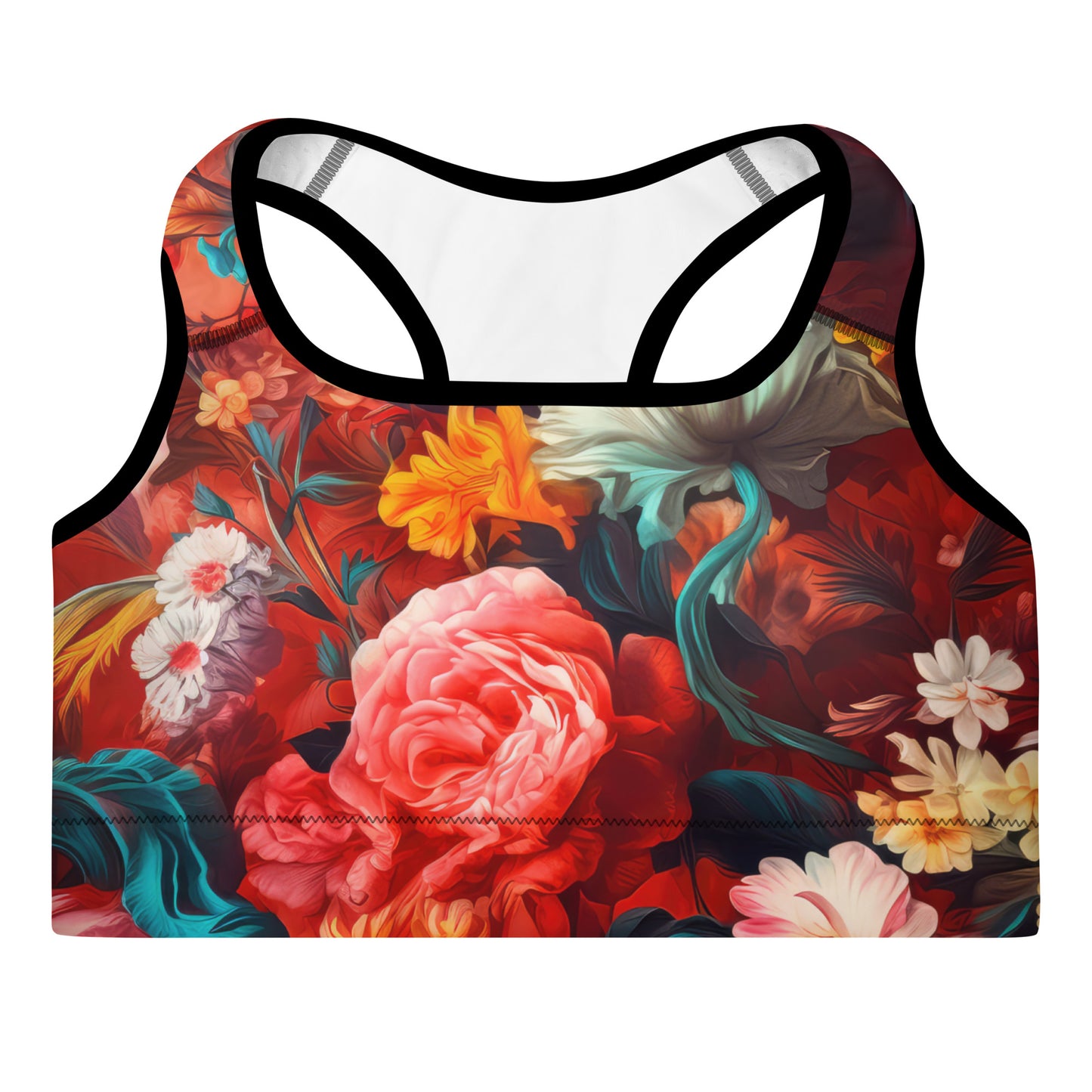 Sports Bra: Spicy Reds Collection in Florence