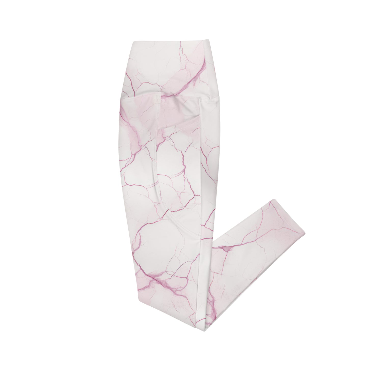 Crossover Leggings with Pockets: Heart of Stone Collection in Odette