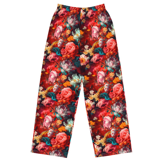 Pajama Pants: Spicy Reds Collection in Florence