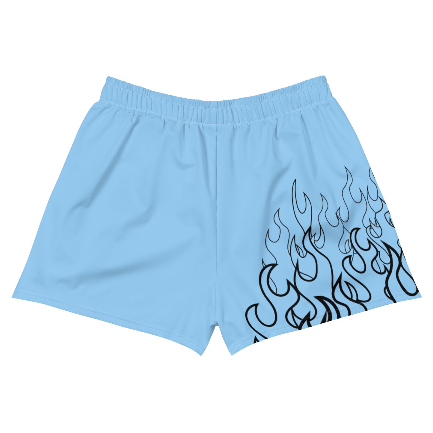 Women’s Athletic Shorts: Flames Collection in Irene