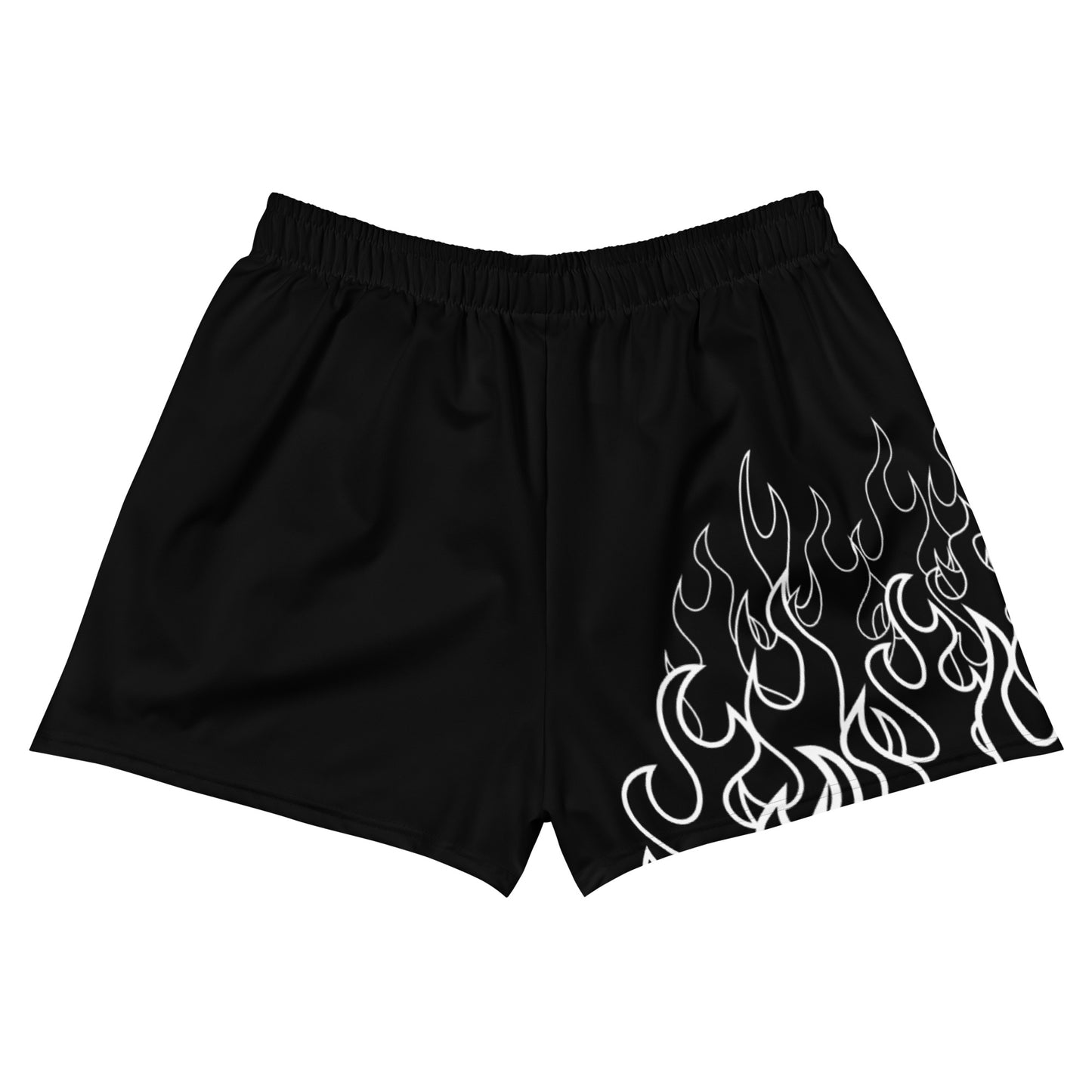 Women’s Athletic Shorts: Flames Collection in Edna