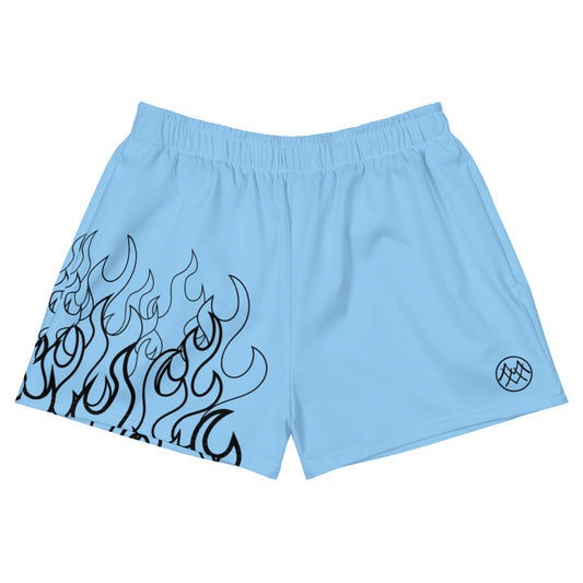 Women’s Athletic Shorts: Flames Collection in Irene