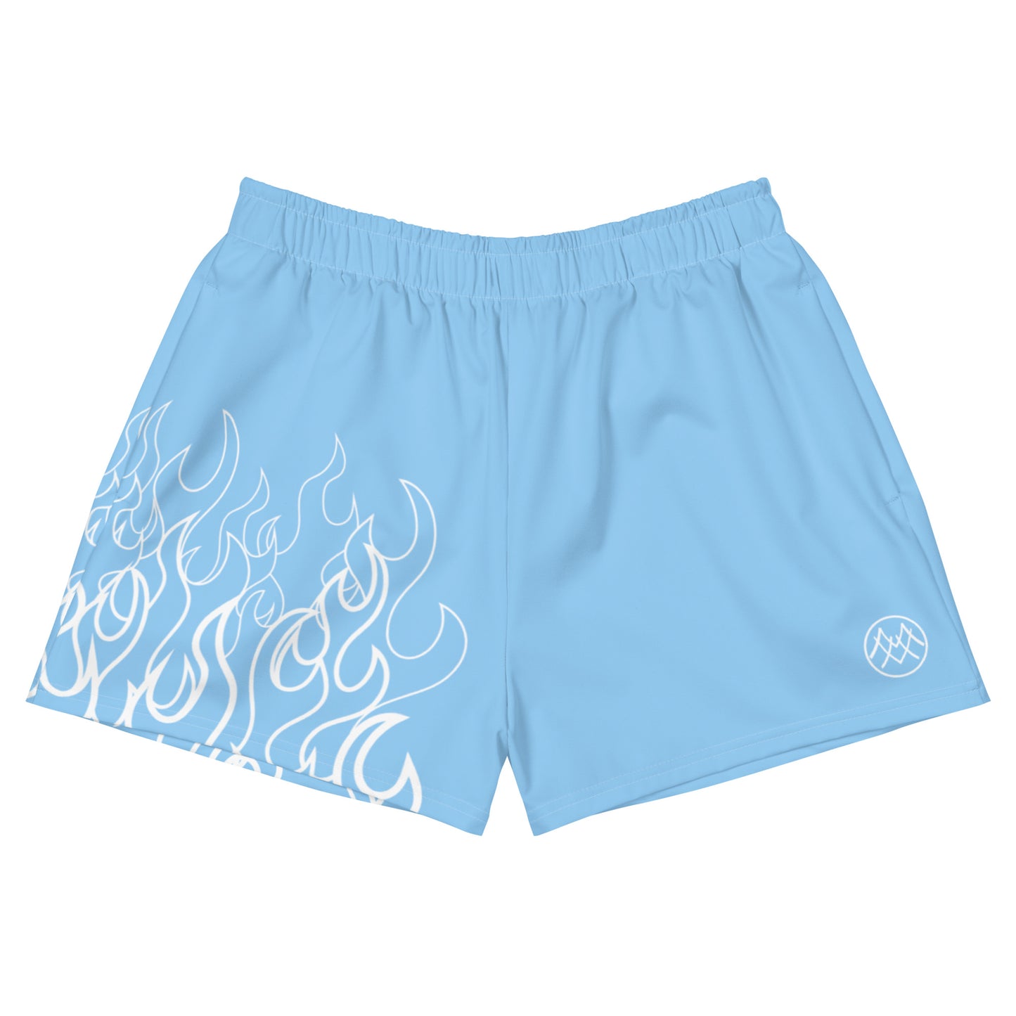 Women’s Athletic Shorts: Flames Collection in Irene