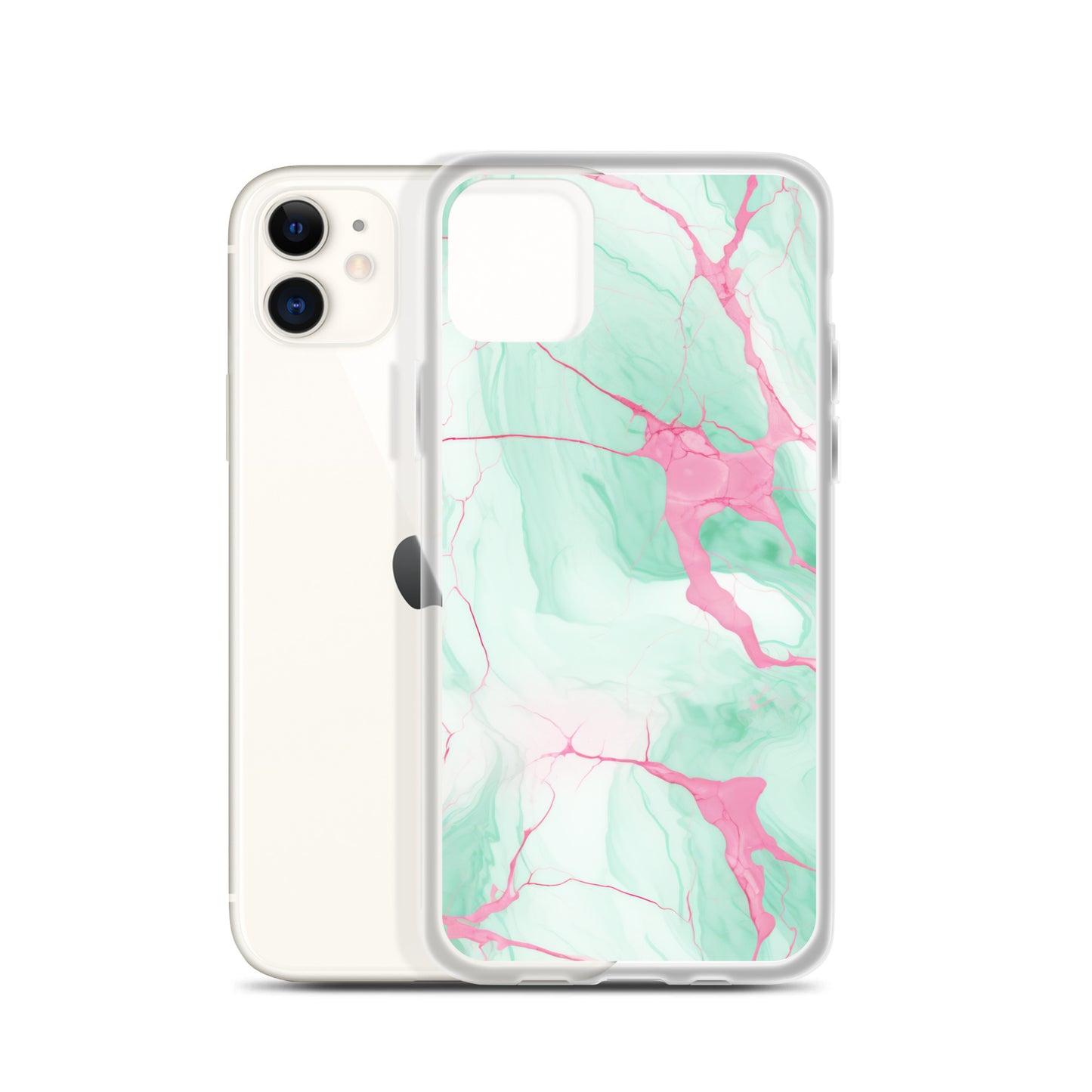 Clear Case for iPhone®: Heart of Stone Collection in Oma