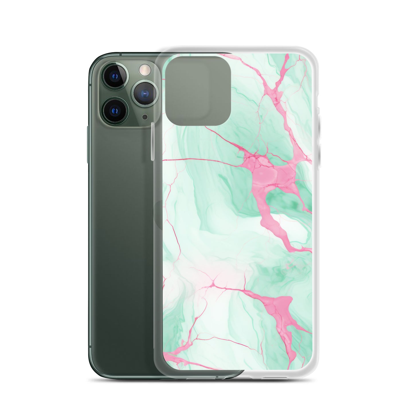 Clear Case for iPhone®: Heart of Stone Collection in Oma
