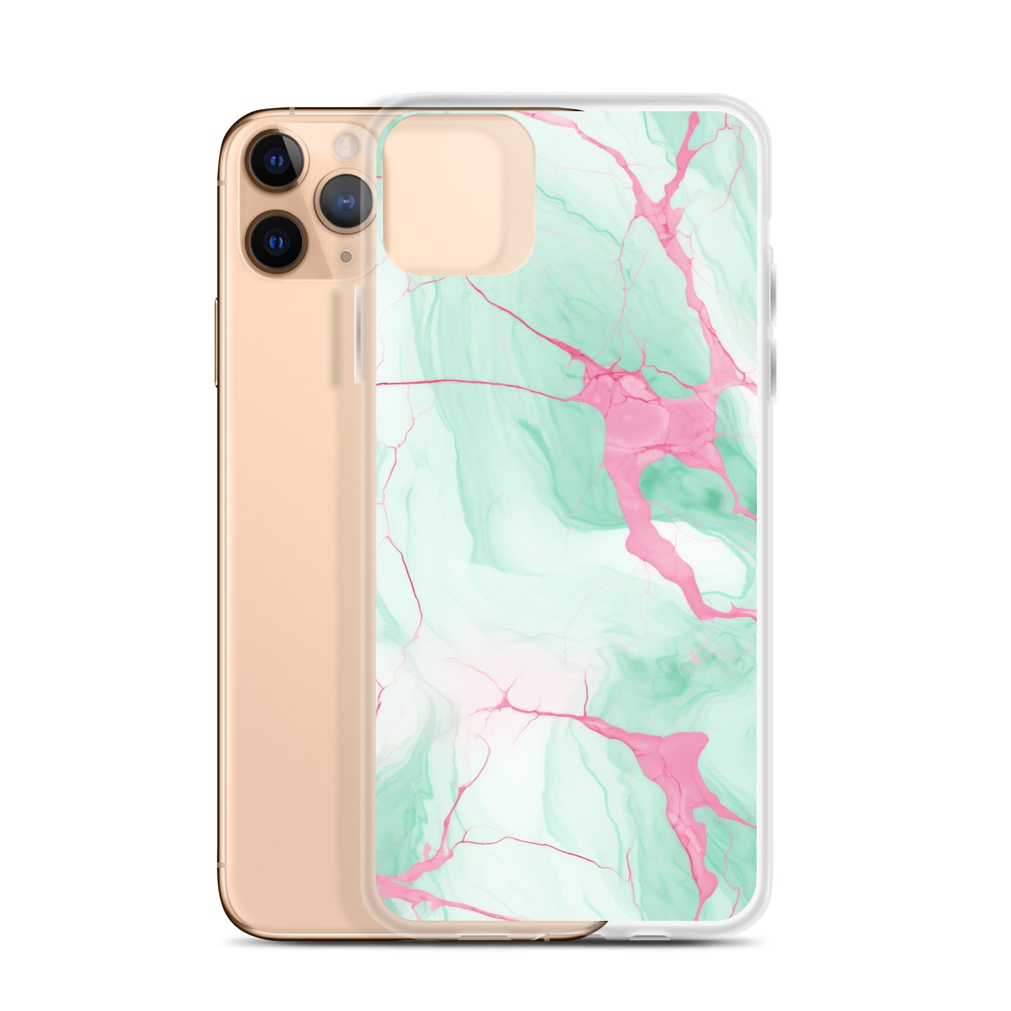 Clear Case for iPhone®: Heart of Stone Collection in Oma