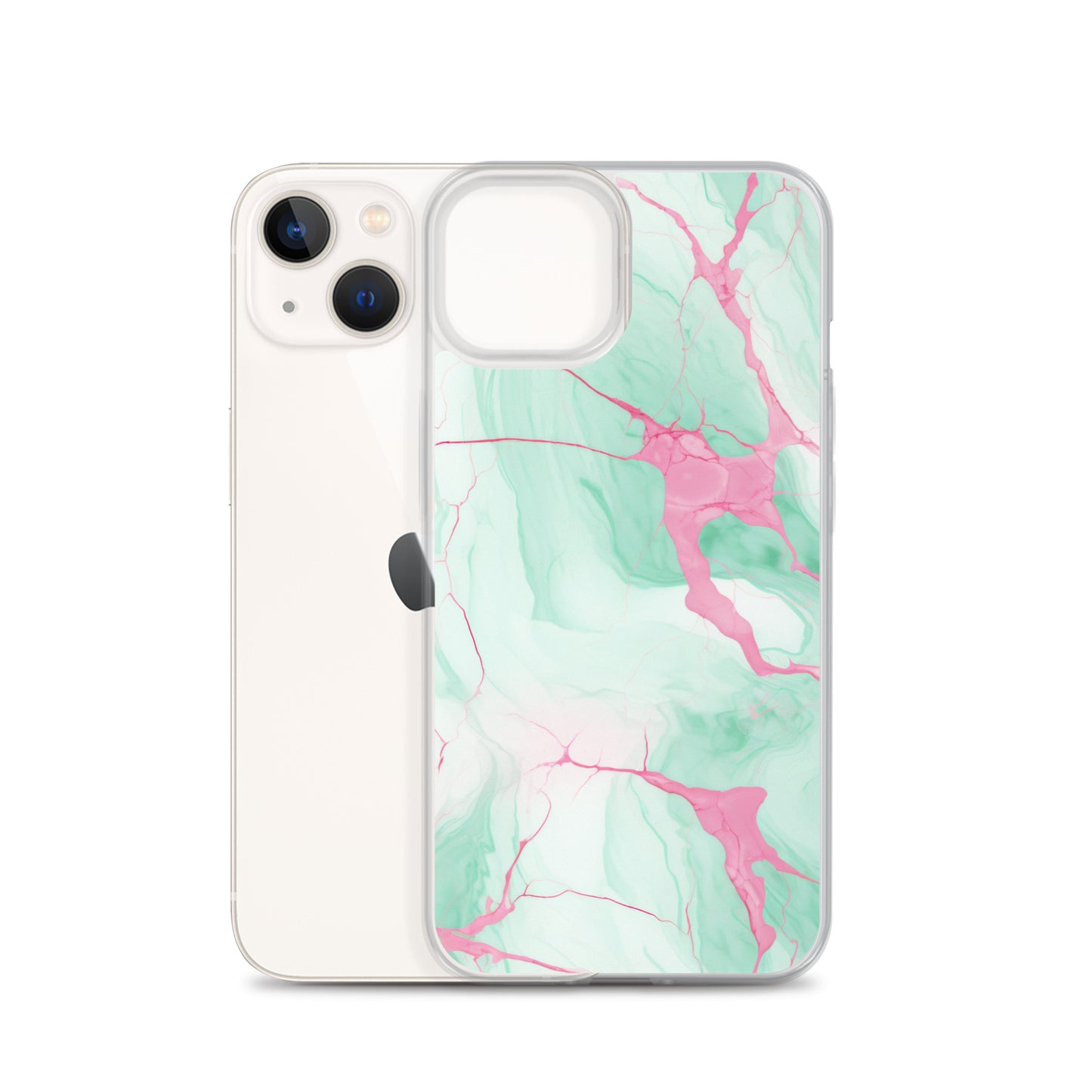 Clear Case for iPhone®: Heart of Stone Collection in Oma