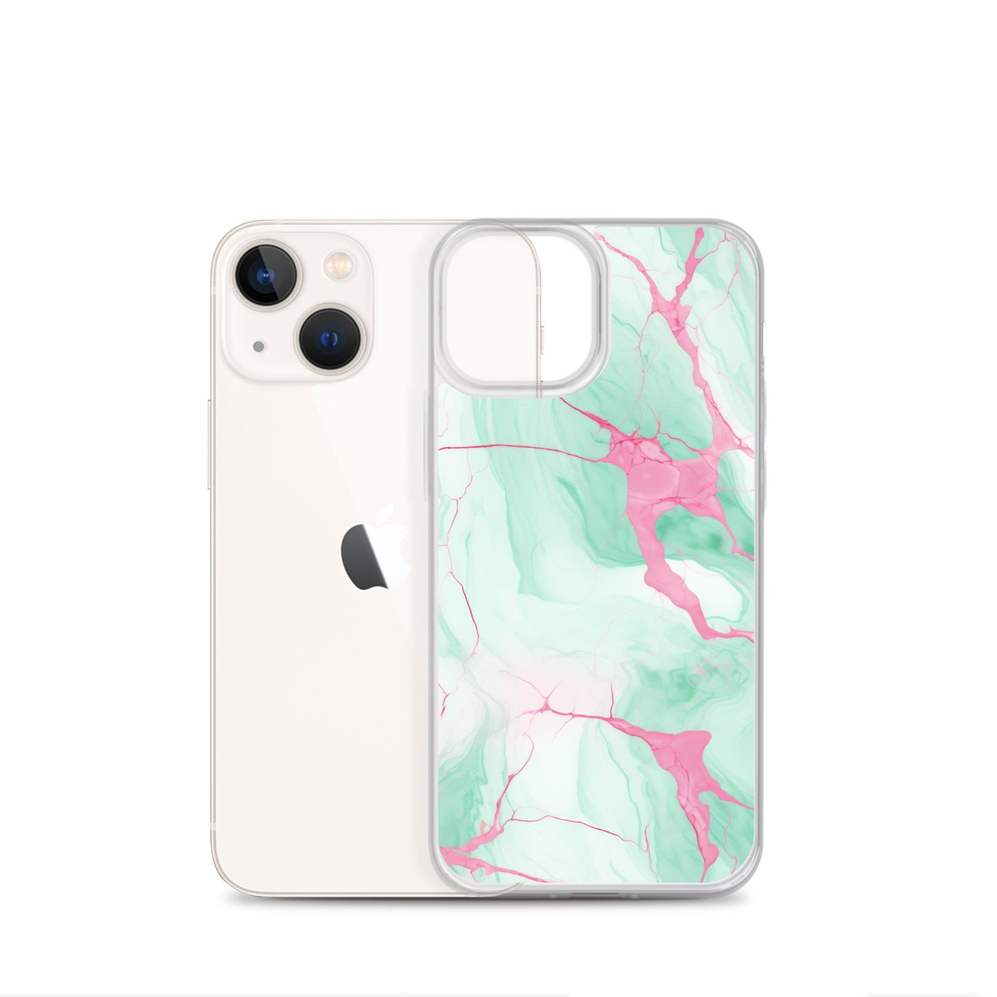 Clear Case for iPhone®: Heart of Stone Collection in Oma
