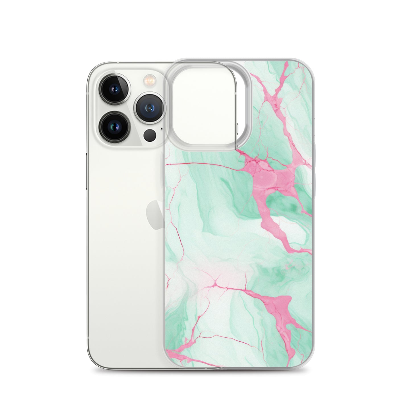 Clear Case for iPhone®: Heart of Stone Collection in Oma