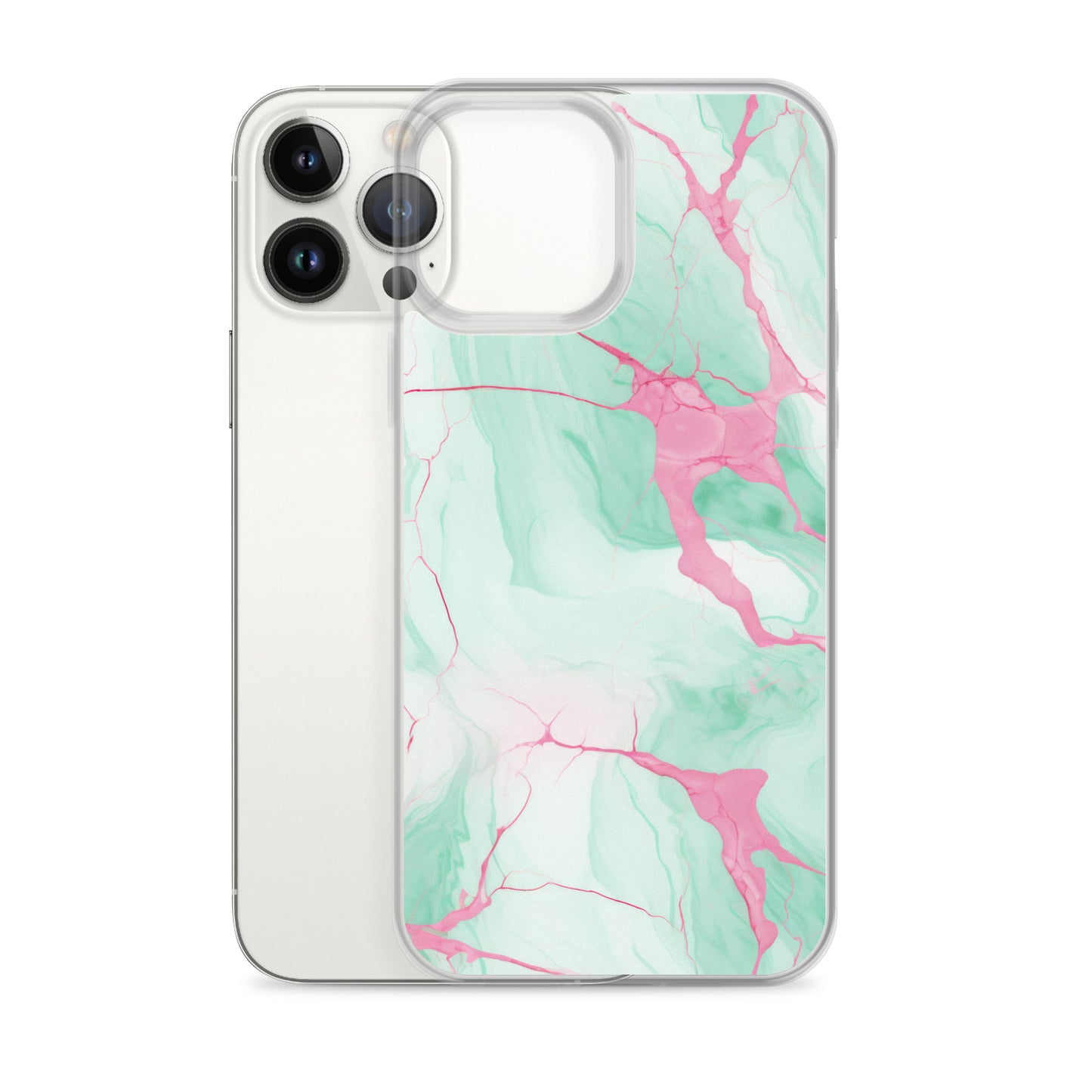 Clear Case for iPhone®: Heart of Stone Collection in Oma