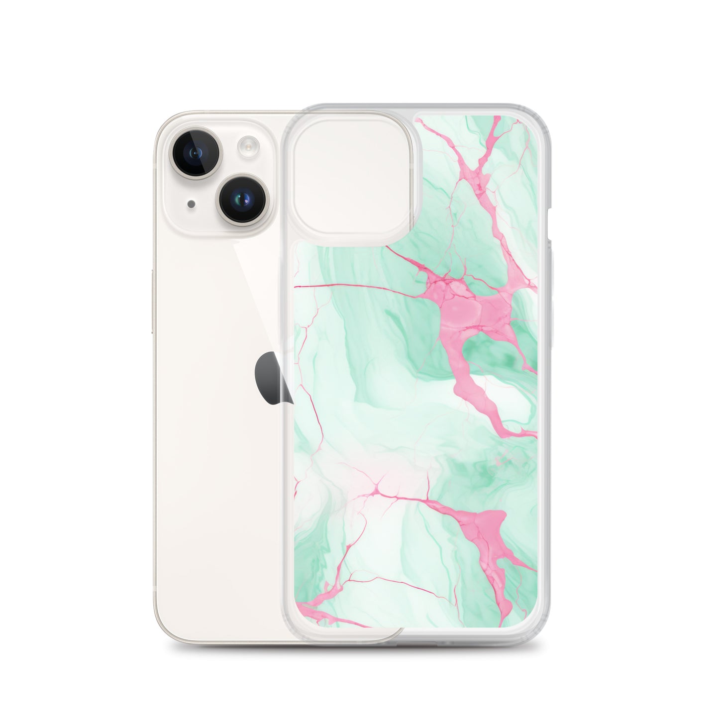 Clear Case for iPhone®: Heart of Stone Collection in Oma