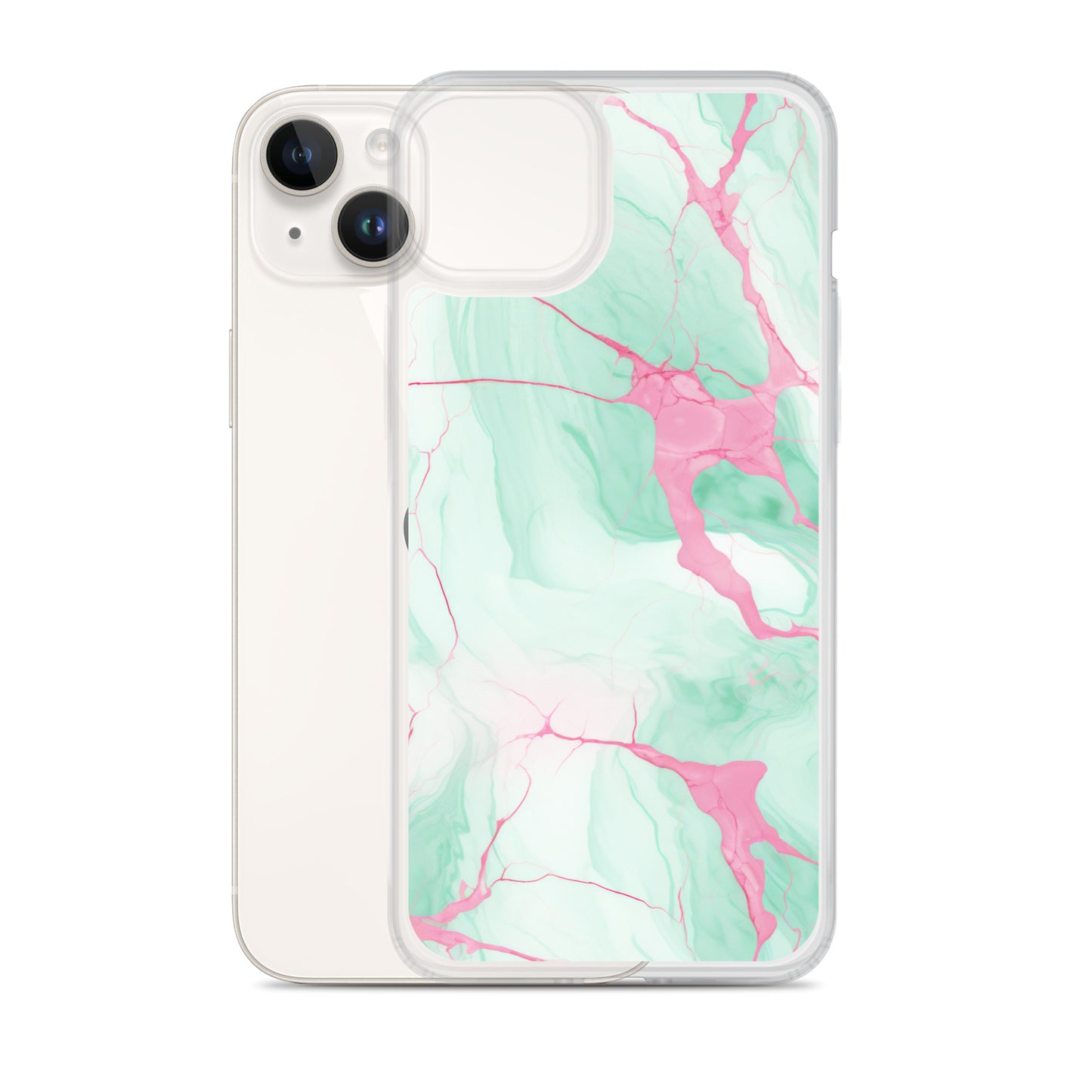 Clear Case for iPhone®: Heart of Stone Collection in Oma