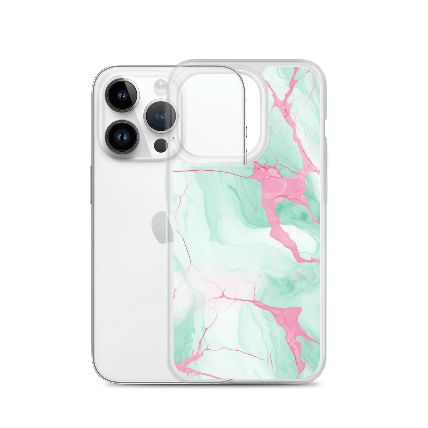 Clear Case for iPhone®: Heart of Stone Collection in Oma