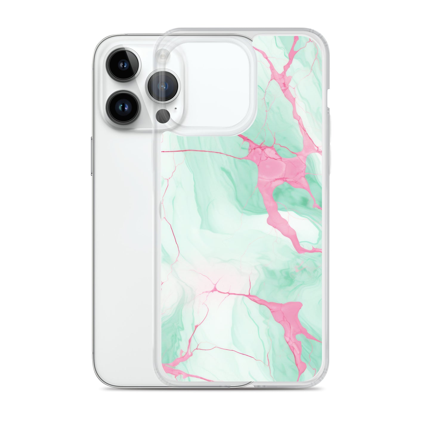 Clear Case for iPhone®: Heart of Stone Collection in Oma