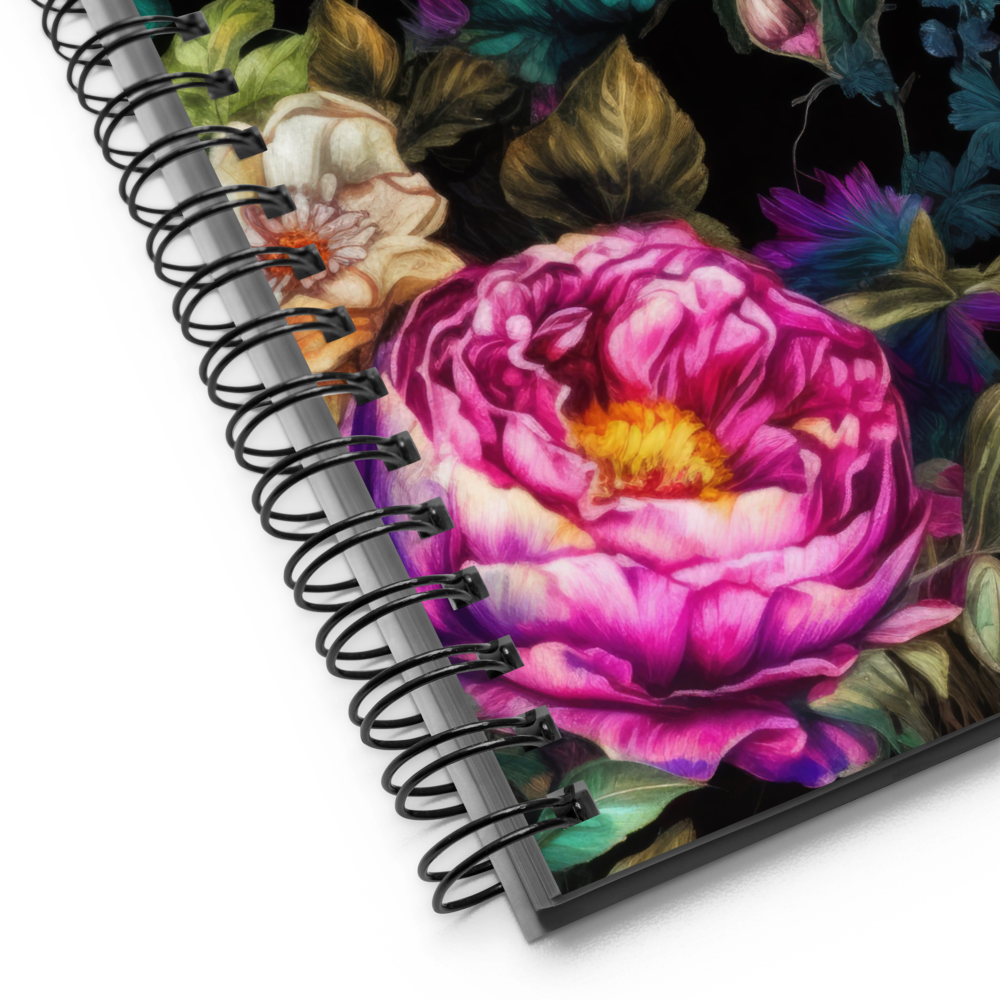 Spiral Notebook: Spring Blacks Collection in Mary