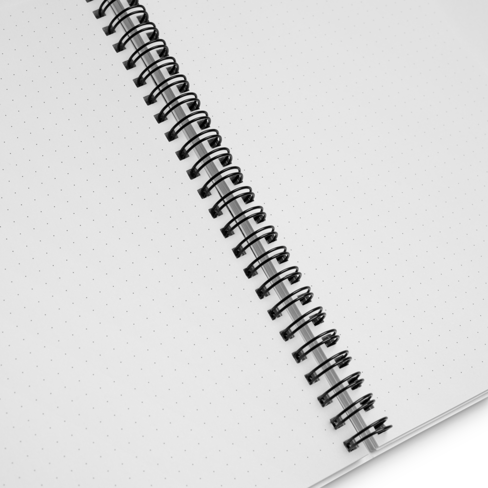 Spiral Notebook: Spring Blacks Collection in Mary