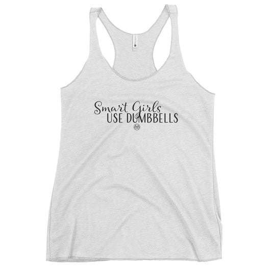 Women's Racerback Tank: Basics Collection in Smart Girls Black