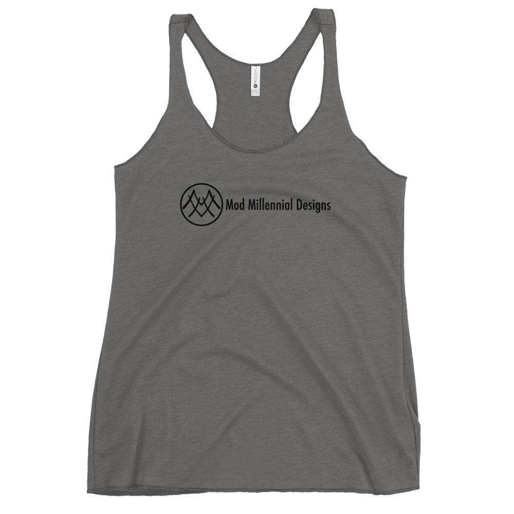 Women's Racerback Tank: Basics Collection MMD Black