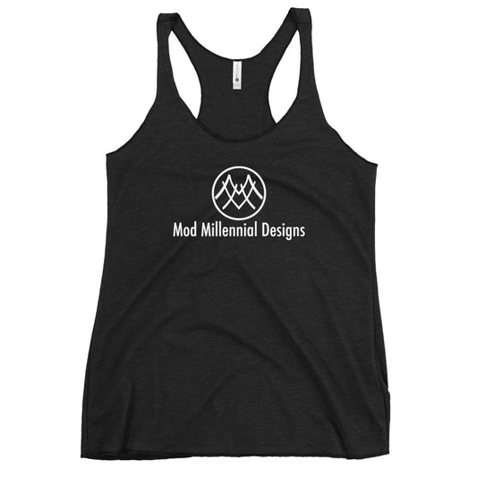 Women's Racerback Tank: Basics Collection MMD White