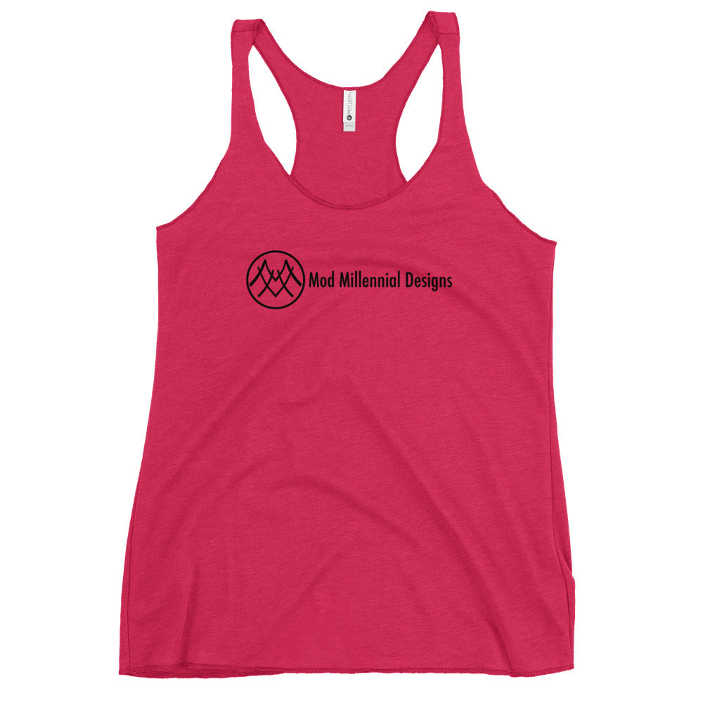 Women's Racerback Tank: Basics Collection MMD Black