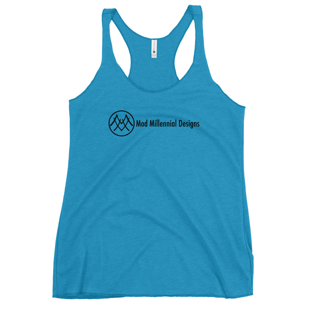 Women's Racerback Tank: Basics Collection MMD Black