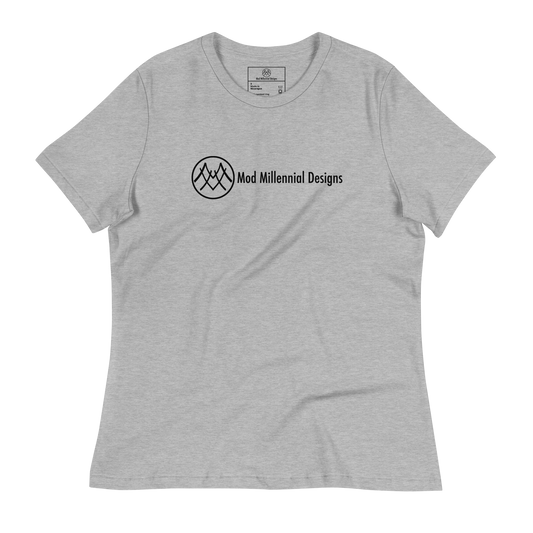 Women's Relaxed T-Shirt: Basics Collection MMD Black