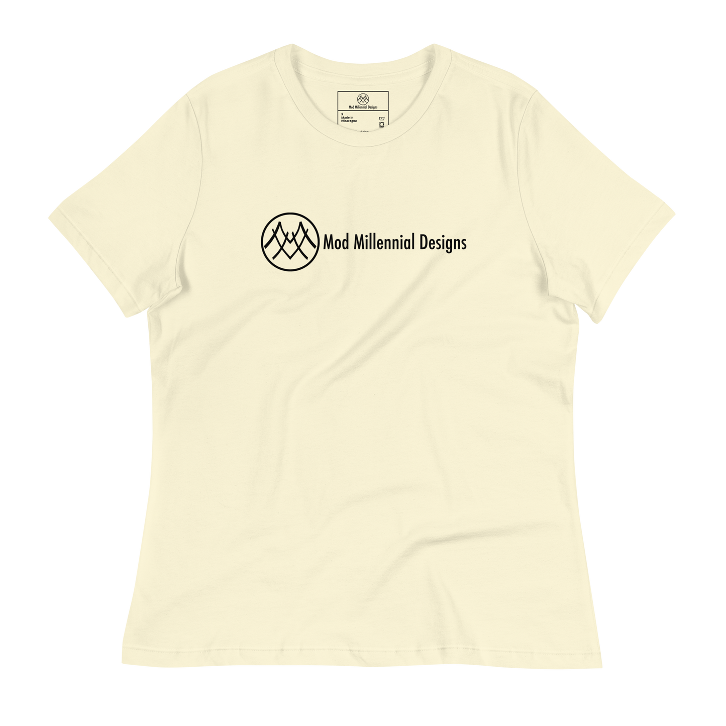 Women's Relaxed T-Shirt: Basics Collection MMD Black