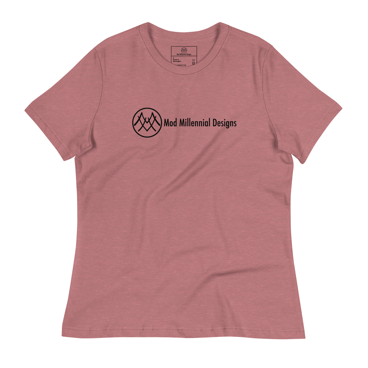 Women's Relaxed T-Shirt: Basics Collection MMD Black