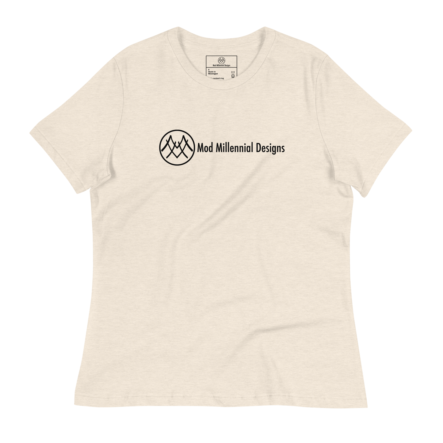 Women's Relaxed T-Shirt: Basics Collection MMD Black