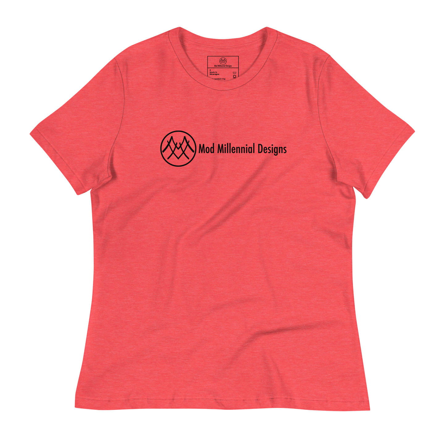 Women's Relaxed T-Shirt: Basics Collection MMD Black