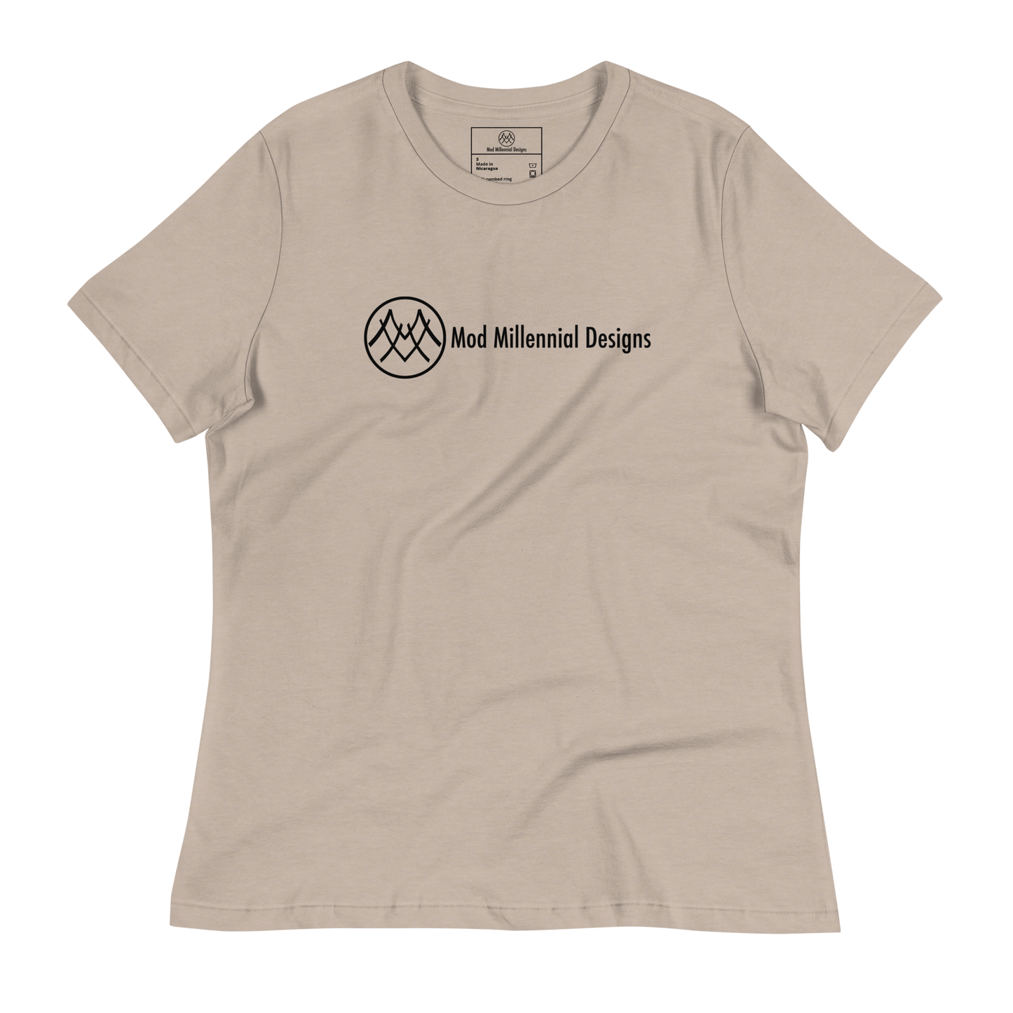 Women's Relaxed T-Shirt: Basics Collection MMD Black