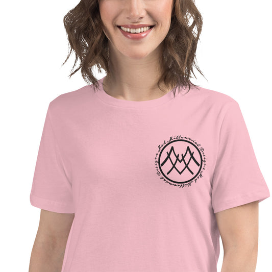 Women's Relaxed T-Shirt with Embroidered Logo