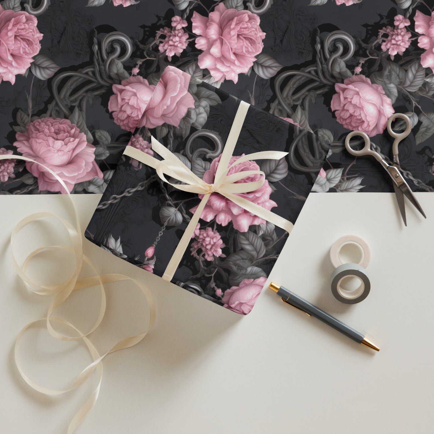 Gift Wrapping Paper Sheets: Gothic Romance Collection in Victoria