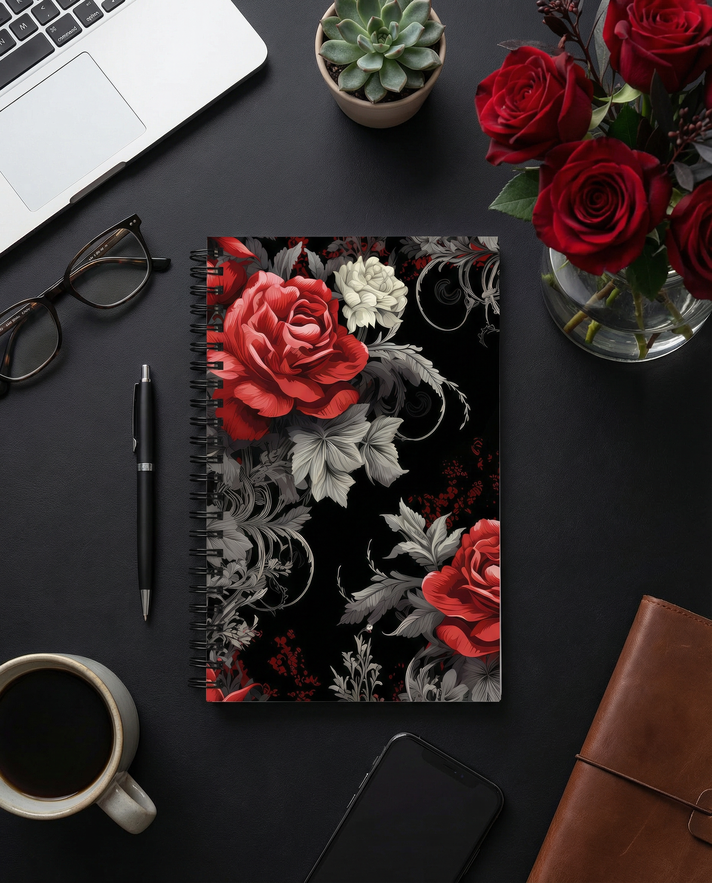 Spiral Notebook: Gothic Romance Collection in Vivian