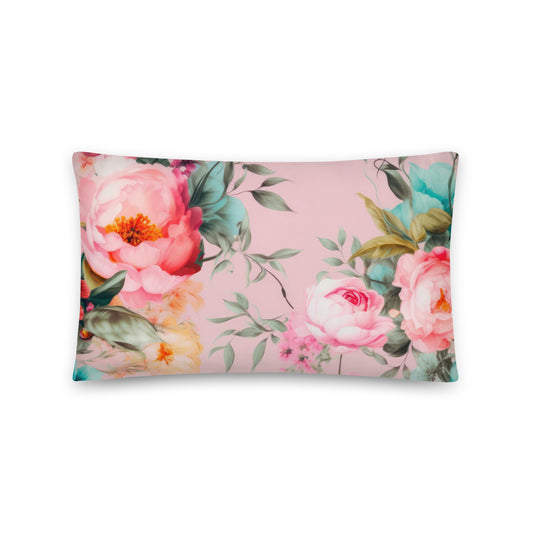 Decorative Throw Pillow: Spring Queen Pink Collection in Sophia