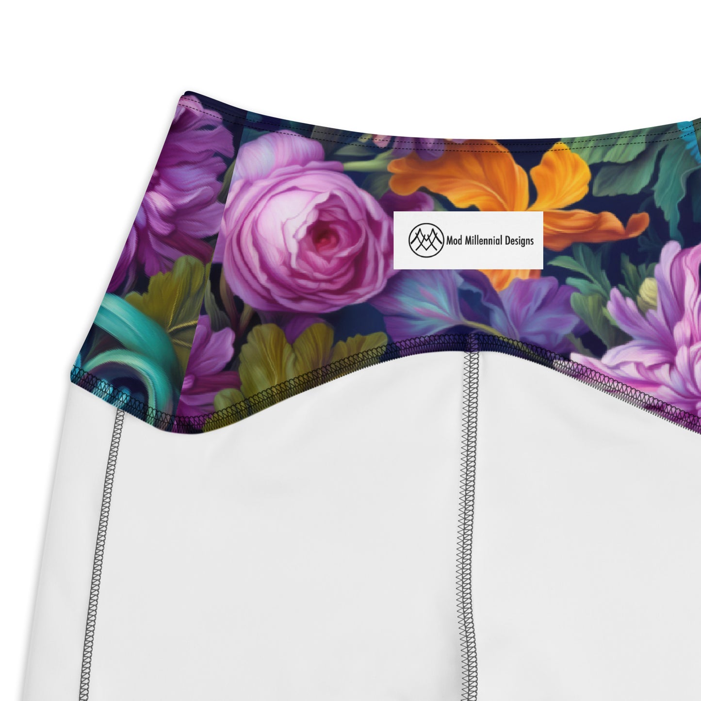 Crossover Leggings with Pockets: Royal Purples Collection in Harmony